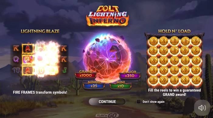 Colt Lightning Inferno príomhscáileán